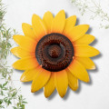 Sunflower Glass Wall Art