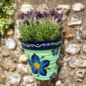 Zest Recycled Wall Planter - Verde